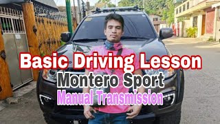 Paano mag drive Ng ManualPart 2 Basic Driving LessonHow to drive Montero Sport Manual Transmission [upl. by Froma]