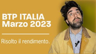 BTP Italia marzo 2023 Rendimento lordo del 5 e Review Inflazione file Excel [upl. by Rockwell]