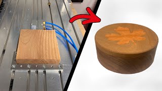 Box mit Inlay mit der CNC herstellen  Kantenausrisse vermeiden [upl. by Irita]