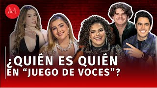 ”Juego de voces” ¿Quiénes son las parejas de padres e hijos que participan en el reality [upl. by Arabrab]