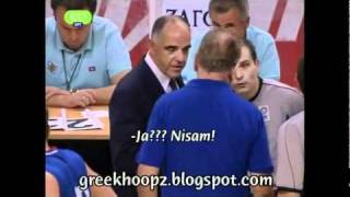 Dusan Ivkovic vs Greek Referee na grckom  titlovano na srpski [upl. by Lorilee796]