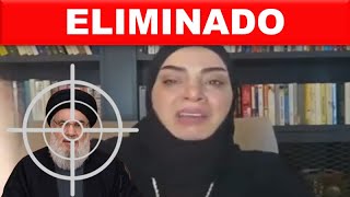 MULHER QUE FAZ PROPAGANDA DO GRUPO HEZBOLLAH RECEBENDO NOTÍCIA DE ELIMINAÇÃO DE SEU LÍDER [upl. by Brandice]