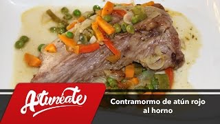 Contramormo de atún al horno en Restaurante Antonio [upl. by Mairb]