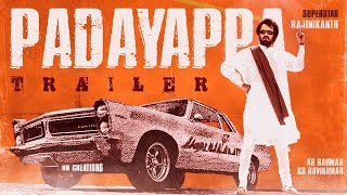 Padayappa  Trailer Tamil  Rajinikanth Sivaji  KS Ravi Kumar  A R Rahman  HB Creations [upl. by Anirt]