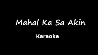 Mahal Ka Sa Akin  Karaoke [upl. by Enala]