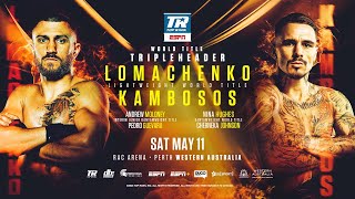 Vasiliy Lomachenko vs George Kambosos  POSTFIGHT PRESS CONFERENCE [upl. by Jefferey162]