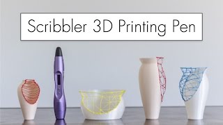 Scribbling with the Scribbler 3D Printing Pen  Product Review [upl. by Friedman]