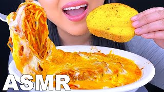 ASMR BAKED EXTRA CHEESY SPAGHETTI MUKBANG Eating Sounds Eating Show ASMR Phan [upl. by Mccully]