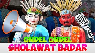 ONDEL ONDEL SHOLAWATAN  SHOLAWAT QOMARUN  ONDEL ONDEL BETAWI KELILING KAMPUNG [upl. by Ecyaj378]