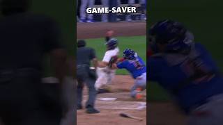 Throws out runner at home to END GAME [upl. by Ahset938]