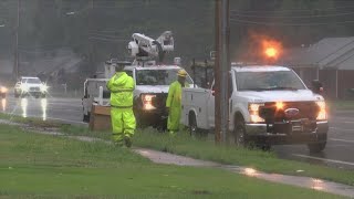 MLGW works to fix power for thousands [upl. by Bigner]