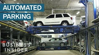 How Automated Parking Garages Work [upl. by Shing]