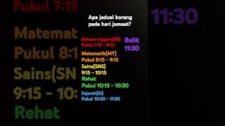 Jadual korang [upl. by Imik]