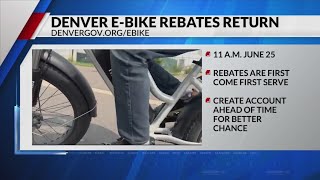 Denver’s ebike rebate program returns for June [upl. by Leunad]