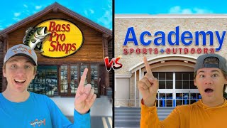 25 Academy vs Bass Pro Shops Fishing Challenge Ft Bass fishing Productions [upl. by Derfniw]