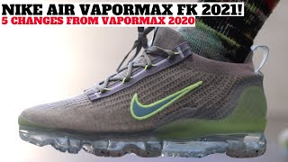 Nike Air VaporMax 2021 FlyKnit Review 5 Changes from VaporMax 2020 [upl. by Gensler713]