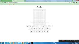 Wordle  HTML  JAVASCRIPT  GAME  ISHIM CODE [upl. by Etep]