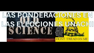 LAS PROPUESTAS DE PONDERACION DE LOS VOTOS EN LAS ELECCIONES UNACHI LA RECTORA DEBERIA IRSE [upl. by Ecnerolf]