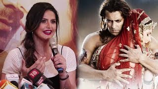 Zarine Khan Talks On Her Debut With Salman Khan At Aksar 2 Trailer Launch [upl. by Andaira]