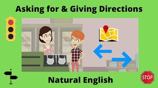 Asking for and Giving Directions  How to Give Directions in English [upl. by Ainet468]