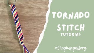 How To Tornado Stitch Gimp Keychain [upl. by Apfel]