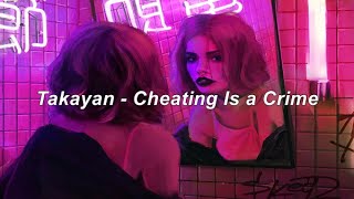 Takayan  Cheating is a crime  karaoke   instrumental [upl. by Nahsaj]