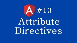 Angular 2 Tutorial  13  Attribute Directives [upl. by Maite]