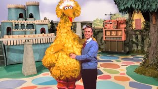 Caroll Spinney as Big Bird on Mister Rogers Neighborhood Mr McFeely Interview [upl. by Fernyak99]