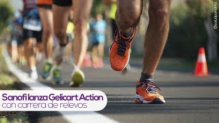 Sanofi lanza Gelicart Action con carrera de relevos [upl. by Geordie]