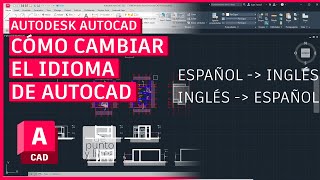 Cómo cambiar el idioma de AutoCAD  Español a inglés y todos los idiomas [upl. by Merceer289]