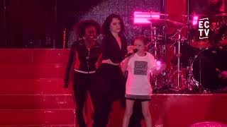 Jessie J  Masterpiece ft a 10 years old girl picked from the crowd at Electric Castle Romania [upl. by Rovner]