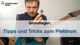 Tipps und Tricks zum GitarrenpickPlektrum [upl. by Somerset]