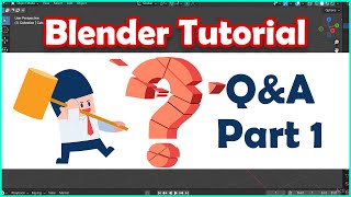 Blender Tutorial  QampA for Quizzes Interviews Internships amp VIVA  Part 1 [upl. by Hescock972]