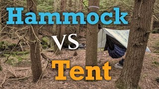 Hammock Vs Tent  Why I DONT use a Hammock [upl. by Mcmath]