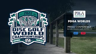 Press Conference  PDGA Worlds [upl. by Emory189]