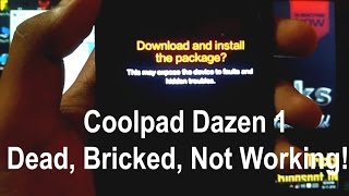 COOLPAD DAZEN 1  Dead Bricked No IMEI  Install stock firmware with YGDP Tool [upl. by Beverie]