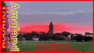 Zonsopkomst 14 oktober 2024  Hollum Ameland [upl. by Nitnert807]