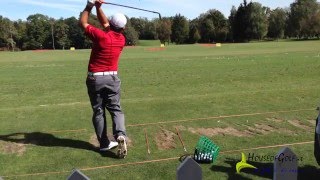 70 Open Italia Golf Francesco Molinari Swing slow [upl. by Attenreb]