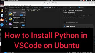 Python in VSCode on Ubuntu The SECRET to Boosting Your Productivity [upl. by Solana]