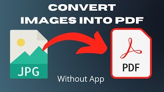 How To Convert PDF To JPG Without Any Software  PDF TO JPG Converter [upl. by Zuleika523]