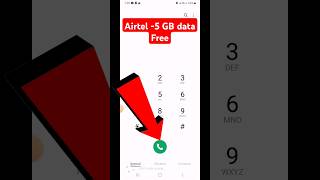 Airtel Free Data 2024  5GB Data Free  Airte Free Data Code shors airtel airtelfreedata [upl. by Elohc253]