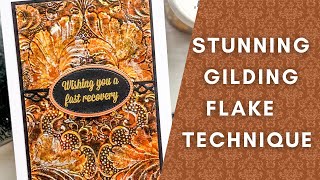 Try this STUNNING effect with your Gilding Flakes cards papercraft gildingflakes [upl. by Harli682]