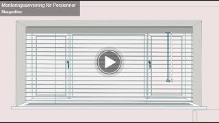 Monteringsanvisning för Persienner [upl. by Adaj]