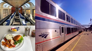 Los Angeles  Flagstaff Amtrak Train quotSouthwest Chiefquot in Roomette Sleeping Car [upl. by Bovill]