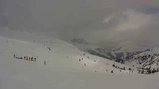 Neukirchen am Großvenediger  Bramberg Piste 4a Wildkogelbahn Berg  Ganzeralm [upl. by Aicilif]