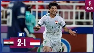 Full Match  AFC U23 Asian Cup Qatar 2024™  3rd Place Playoff  Iraq vs Indonesia [upl. by Aleksandr]