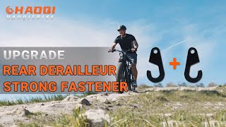 HAOQI EBike丨How to install rear derailleur strong fastener [upl. by Ardnek332]