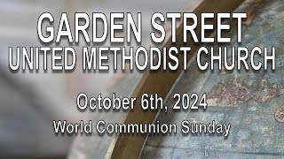 October 6th Worship Service  Garden St United Methodist Church [upl. by Elem]