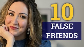 10 False Friends Parole Inglesi Che Non Sono Quello Che Sembrano  Miriam Romeo English Coach [upl. by Shurlocke]