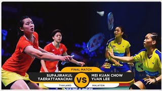 Puttita SupajirakulSapsiree Taerattanachai vs Mei Kuan ChowMeng Yean Lee  Polish Open Badminton [upl. by Nereil]